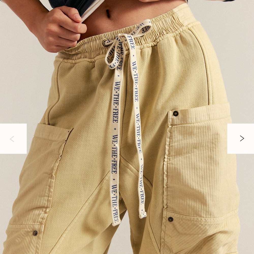 We The Free Jet Set Knit Pull-On Pants in morning out size XL